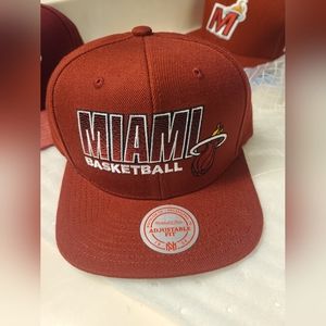 Red Miami Heat Snapback
